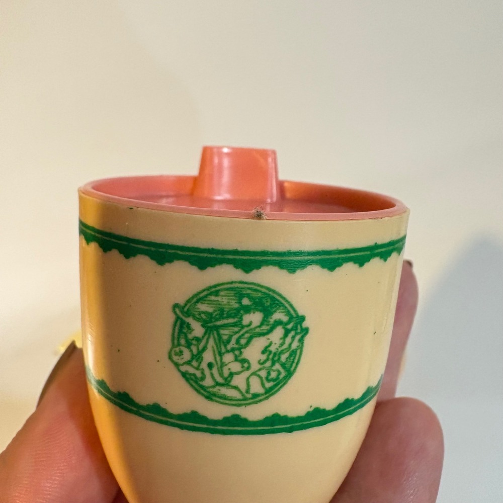 Vintage Cabbage Patch Kids Doll Feeding Set Accessories Plate Cup Spoon - Picture 2 of 5